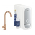 Grohe Blue Home zawór kuchenny stojący zestaw startowy brushed warm sunset 31498DL1