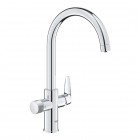 Grohe Blue Pure BauCurve bateria kuchenna stojąca filtrująca chrom 30580000