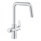 Grohe Blue Pure BauCurve bateria kuchenna stojąca filtrująca chrom 30583000