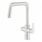 Grohe Blue Pure BauCurve bateria kuchenna stojąca filtrująca stal 30583DC0