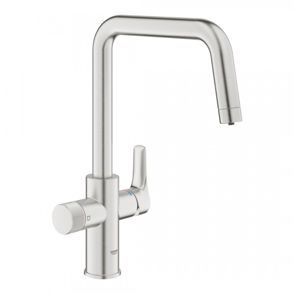 Grohe Blue Pure BauCurve bateria kuchenna stojąca filtrująca stal 30583DC0