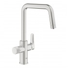 Grohe Blue Pure BauCurve bateria kuchenna stojąca filtrująca stal 30583DC0