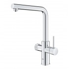 Grohe Blue Pure BauCurve bateria kuchenna stojąca filtrująca chrom 30588000