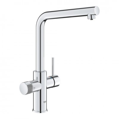 Grohe Blue Pure BauCurve bateria kuchenna stojąca filtrująca chrom 30588000
