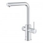 Grohe Blue Pure Minta bateria kuchenna stojąca filtrująca z wyciąganą wylewką chrom 30590000