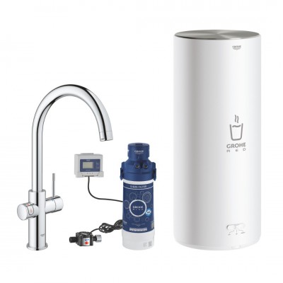 Grohe Red Duo bateria kuchenna stojąca z bojlerem L chrom 30079001