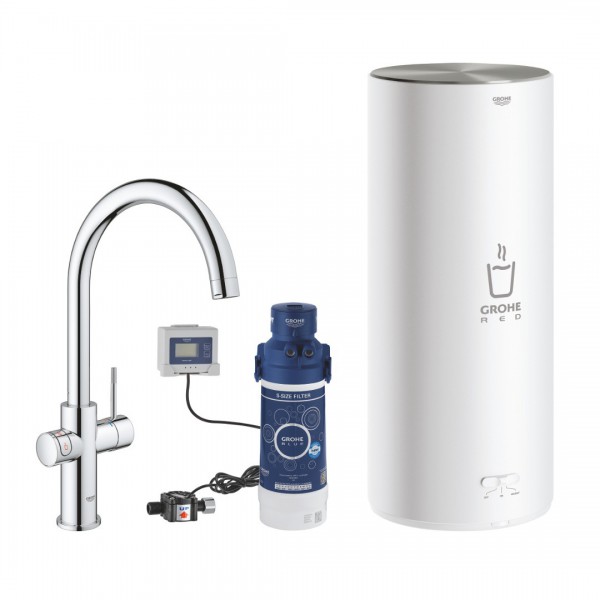 Grohe Red Duo bateria kuchenna stojąca z bojlerem L chrom 30079001