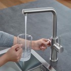 Grohe Red Duo bateria kuchenna stojąca z bojlerem L stal 30325DC1