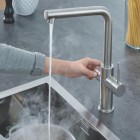 Grohe Red Duo bateria kuchenna stojąca z bojlerem L stal 30325DC1