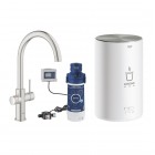 Grohe Red Duo bateria kuchenna stojąca z bojlerem M stal 30083DC1