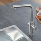 Grohe Red Duo bateria kuchenna stojąca z bojlerem M stal 30327DC1