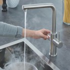 Grohe Red Duo bateria kuchenna stojąca z bojlerem M stal 30327DC1