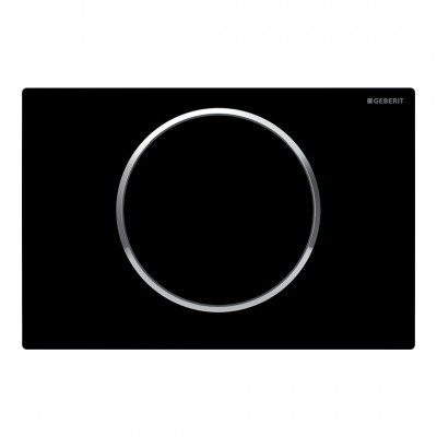 Geberit Sigma10 przycisk spłukujący czarny połysk/chrom błyszczący 115758KM5