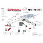 Wiper New Invisible odpływ liniowy 110 cm 100.3389.00.110