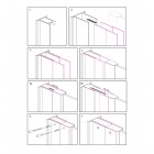 Deante profil poszerzający czarny mat XKC00PN02