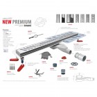 Wiper New Premium PURE odpływ liniowy do zabudowy płytkami 60 cm 100.1973.01.060