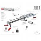 Wiper New Premium Slim PONENTE odpływ liniowy 60 cm 100.3387.01.060