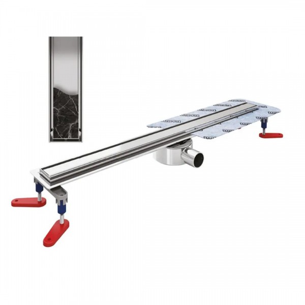 Wiper New Elite Slim PURE odpływ liniowy do zabudowy płytkami 50 cm 100.3402.01.050