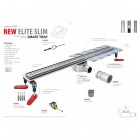 Wiper New Elite Slim SIROCCO odpływ liniowy 50 cm 100.3400.01.050