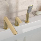 Vedo Aletta Spazzo bateria wannowa 3-otworowa złoto szczotkowane VBA5030/SZ