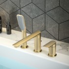 Vedo Aletta Spazzo bateria wannowa 3-otworowa złoto szczotkowane VBA5030/SZ