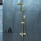 Vedo Aletta Spazzo zestaw natryskowy deszczownica 25 cm złoto szczotkowane VBA5007/SZ