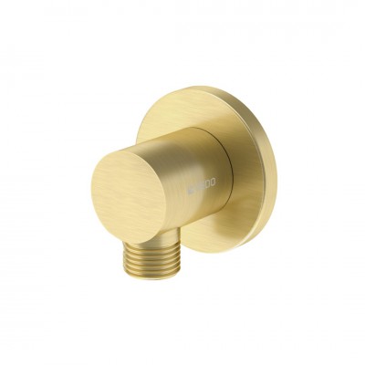 Vedo Round przyłącze kątowe złoto szczotkowane VSN0020/SZ