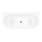 Oltens Hulda wanna wolnostojąca 170x80 cm przyścienna biały połysk 12021000