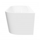 Oltens Hulda wanna wolnostojąca 170x80 cm przyścienna biały połysk 12021000