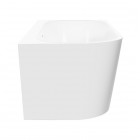 Oltens Hulda wanna wolnostojąca narożna 160x75 cm akrylowa prawa biała 11002000