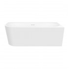 Oltens Hulda wanna wolnostojąca narożna 160x75 cm akrylowa prawa biała 11002000