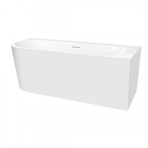 Oltens Hulda wanna wolnostojąca narożna 170x80 cm akrylowa prawa biała 11004000