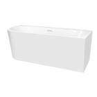 Oltens Hulda wanna wolnostojąca narożna 170x80 cm akrylowa prawa biała 11004000