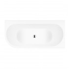 Oltens Hulda wanna wolnostojąca narożna 170x80 cm akrylowa prawa biała 11004000