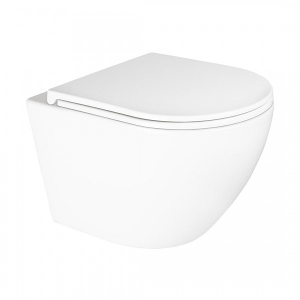 Oltens Hamnes Kort miska WC wisząca PureRim biała 42019000