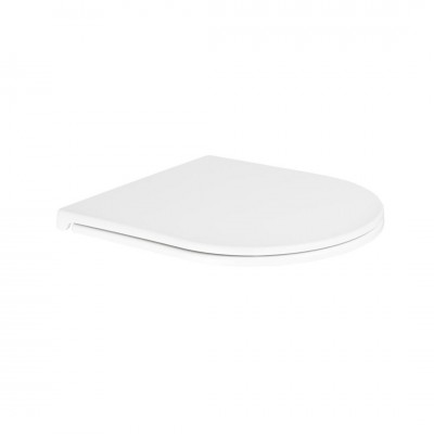 Oltens Hamnes Kort deska sedesowa twarda wolnoopadająca biała 45111000