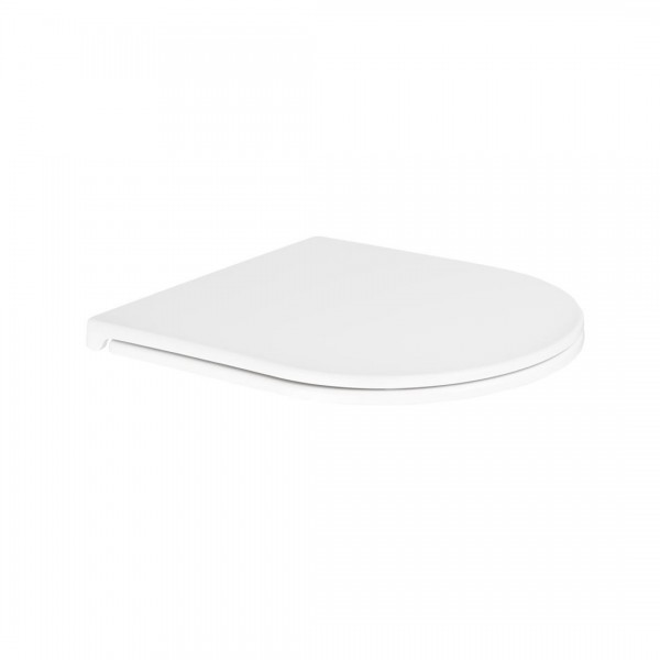 Oltens Hamnes Kort deska sedesowa twarda wolnoopadająca biała 45111000