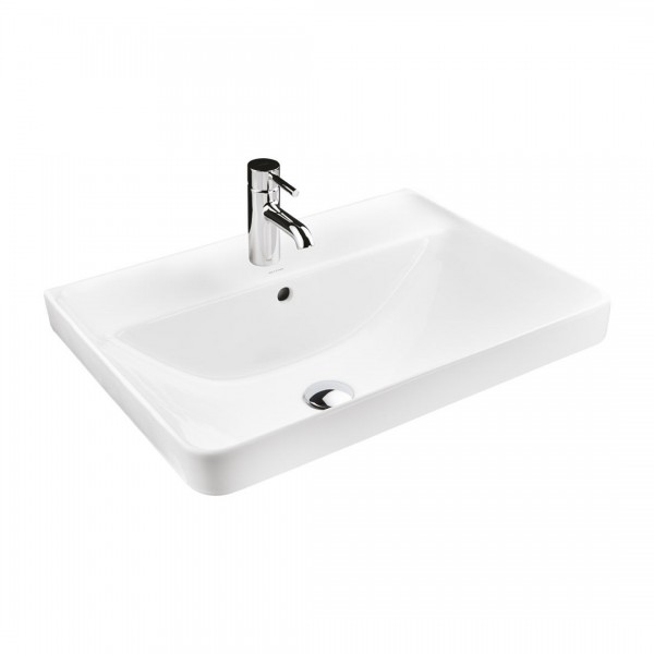 Oltens Kolma umywalka 60x47,5 cm wpuszczana prostokątna biała 41208000