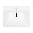 Oltens Kolma umywalka 60x47,5 cm wpuszczana prostokątna biała 41208000