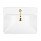 Oltens Kolma umywalka 60x47,5 cm wpuszczana prostokątna biała 41208000