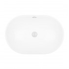 Oltens Tive umywalka 61x40 cm wpuszczana owalna biała 40323000