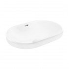 Oltens Tive umywalka 61x40 cm wpuszczana owalna biała 40323000