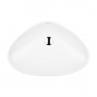 Oltens Vala umywalka 59x39 cm nablatowa owalna biała 40325000