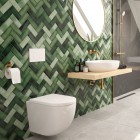 Oltens Hamnes Stille miska WC wisząca PureRim biała 42021000