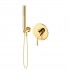 Oltens Molle zestaw prysznicowy podtynkowy złoty połysk 36612800