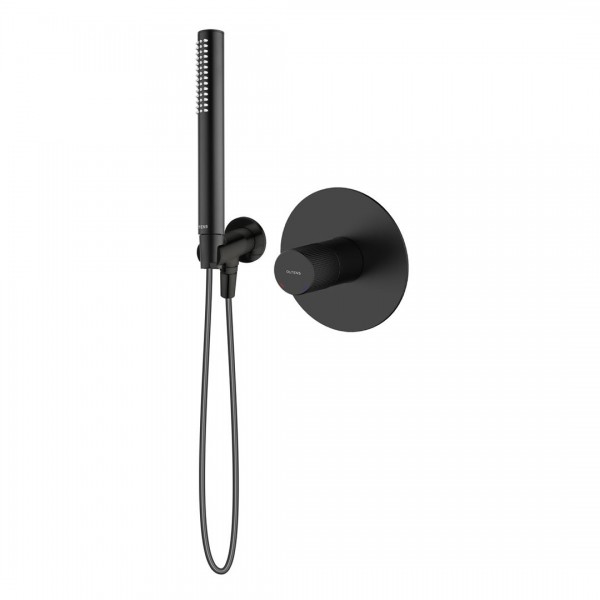 Oltens Hamnes zestaw prysznicowy podtynkowy czarny mat 36613300