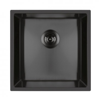 Oltens Stalvask zlewozmywak stalowy 1-komorowy 44x44 cm czarny 71100300