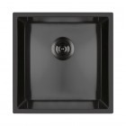 Oltens Stalvask zlewozmywak stalowy 1-komorowy 44x44 cm czarny 71100300