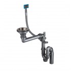 Oltens Stalvask zlewozmywak stalowy 1-komorowy 44x44 cm czarny 71100300