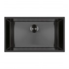 Oltens Stalvask zlewozmywak stalowy 1-komorowy 76x44 cm czarny 71102300